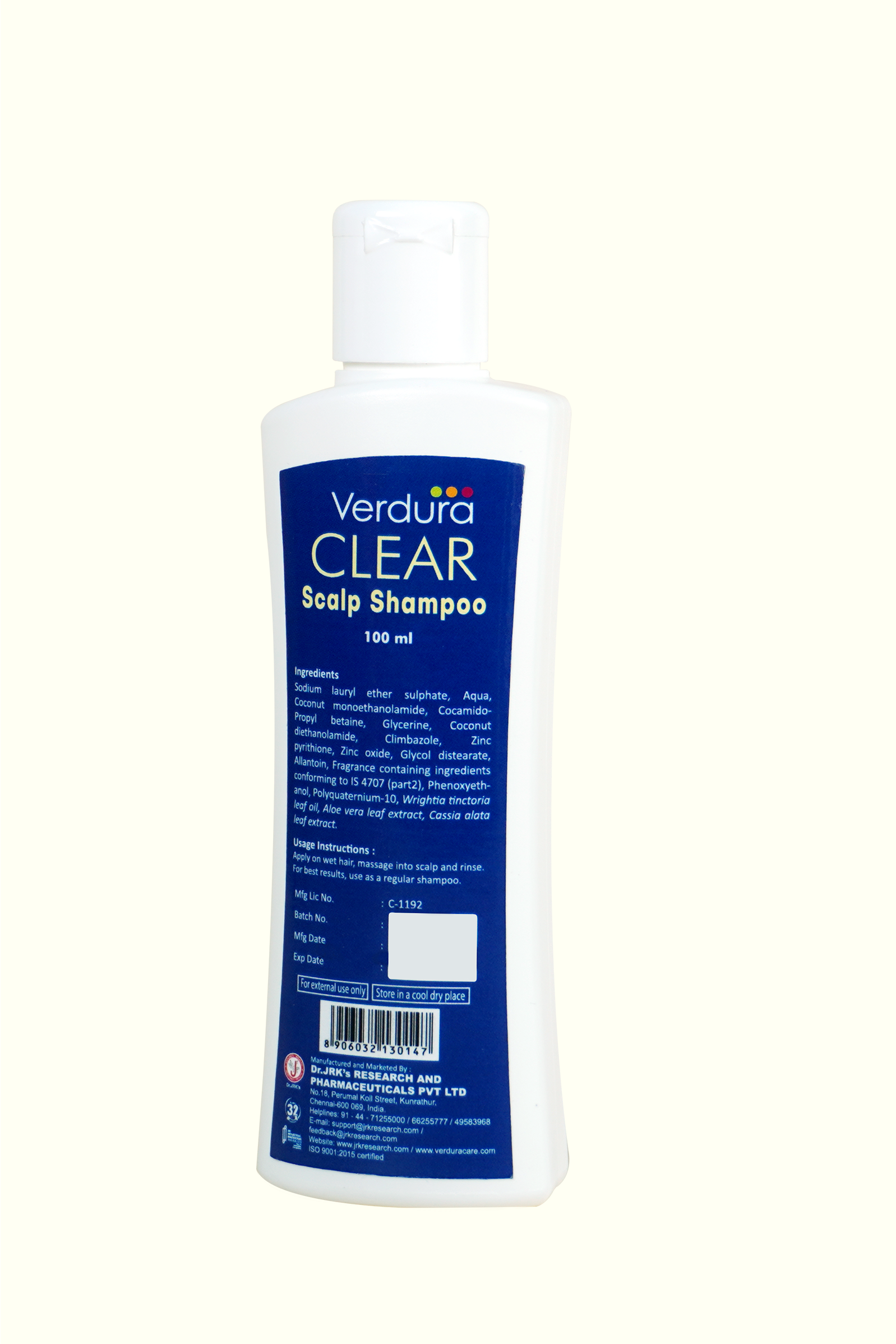 Verdura clear scalp shampoo