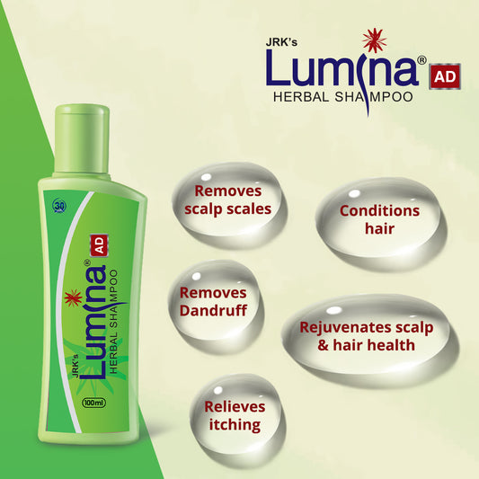 Lumina AD Herbal shampoo |Dandruff and scalp psoriasis